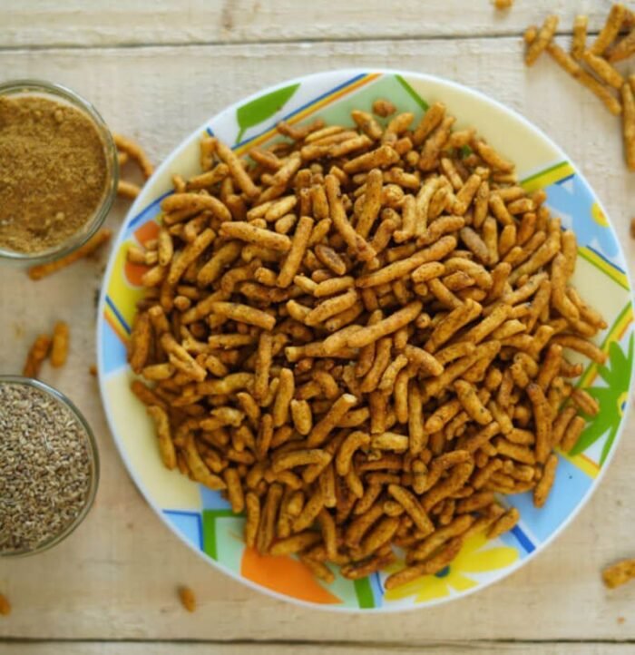 Hing Namkeen, Indian snacks, Savory treats, Asafoetida flavor, Vegetarian munchies, Crunchy snacks, Tea-time treats