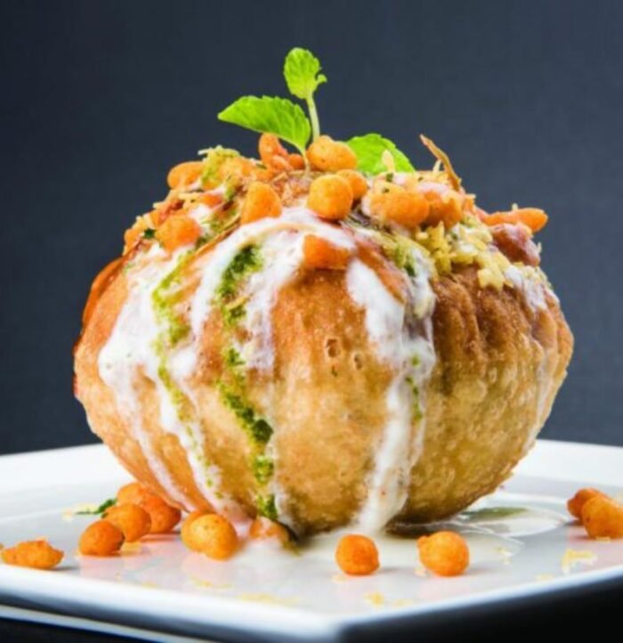 Raj Kachori, Indian street food, Gourmet chaat, Rajasthani snacks, Crispy pastry, Pan-India delivery, Festive appetizer