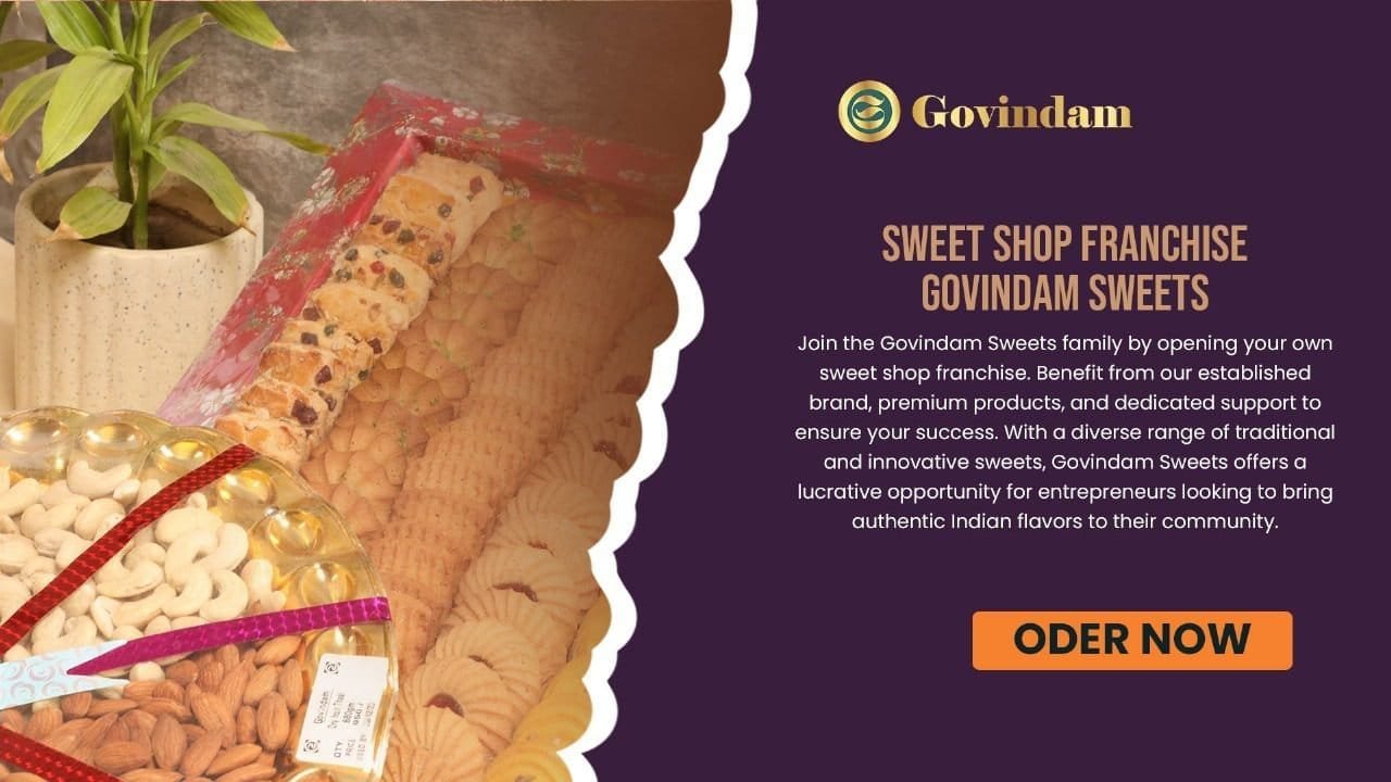 Confectionery store franchise, dessert shop franchise, sweet store franchise opportunities