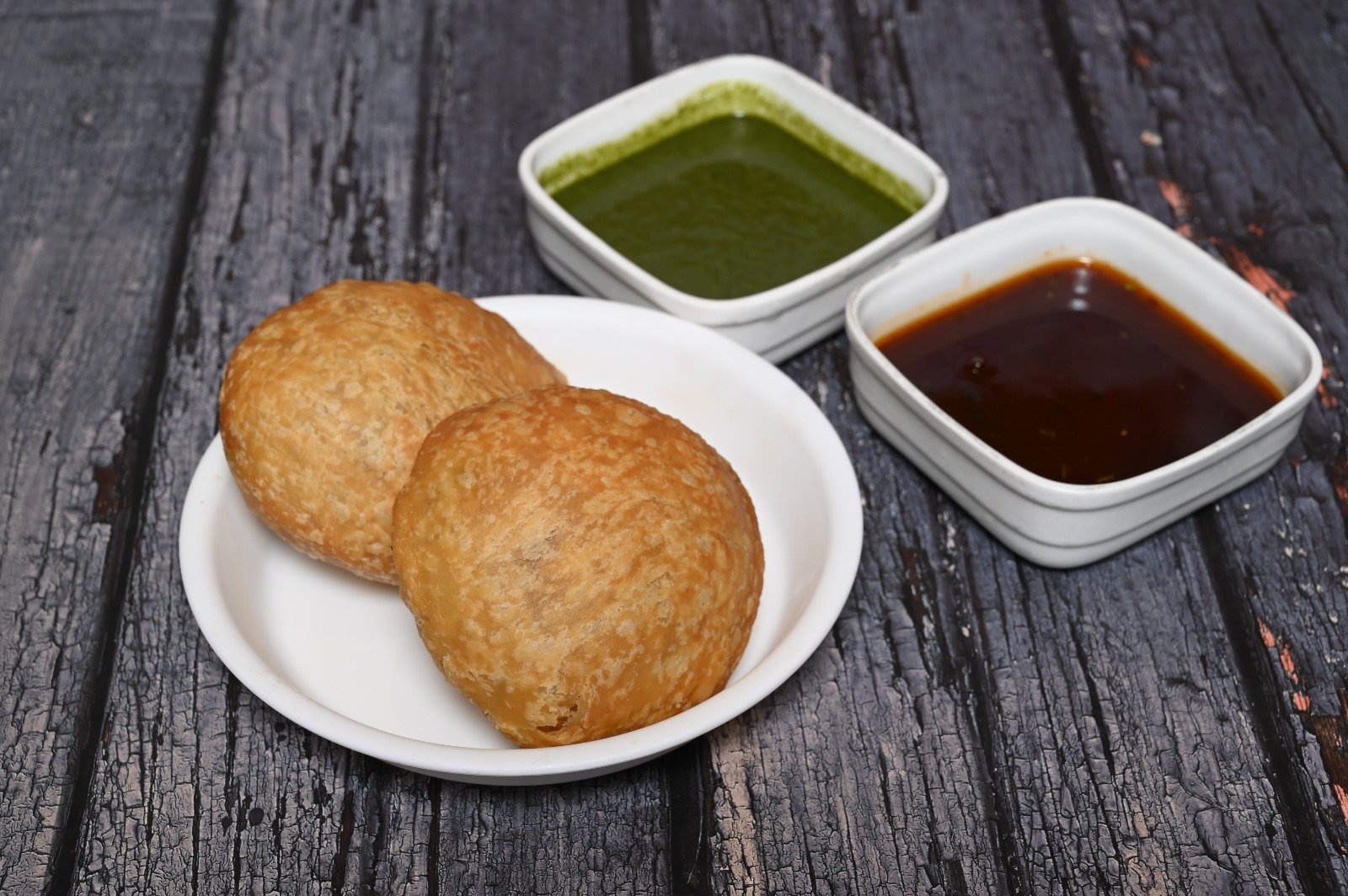 Golden and crispy Dal Kachori filled with spiced lentils.