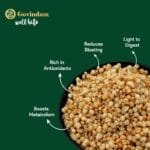 Premium jowar grains before puffing process begins