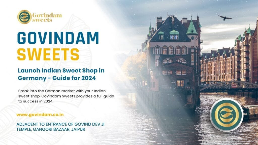 Modern Indian sweet shop USA showing luxury displays professional setup guide