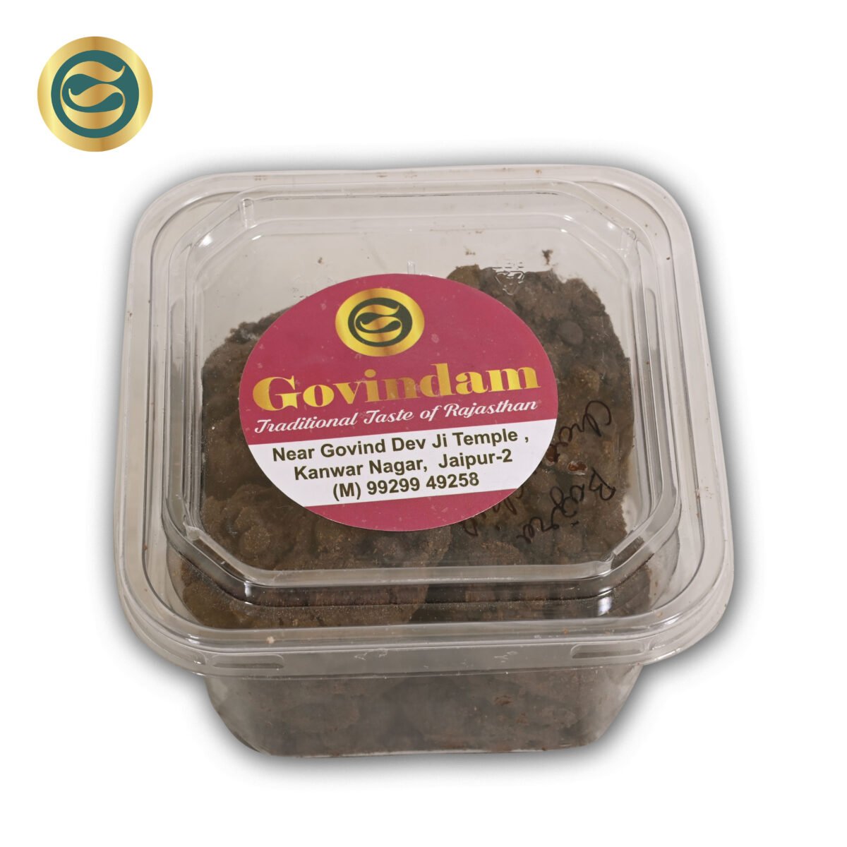 Premium pack of double chocolate cookies showing freshness seal