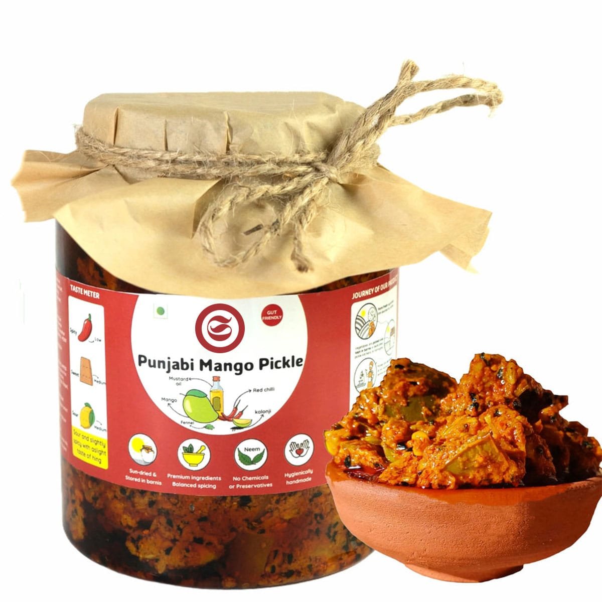 Premium whole spices used in Punjabi pickle making