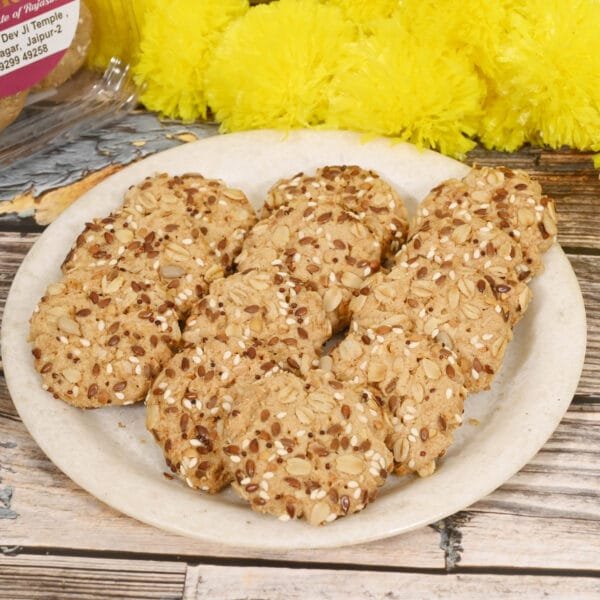 Premium grains and seeds used in multigrain cookies