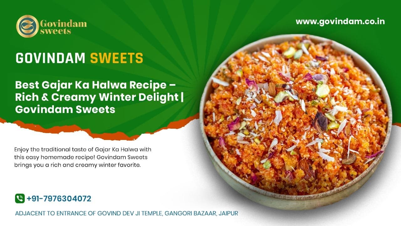 Traditional gajar ka halwa recipe with authentic preparation