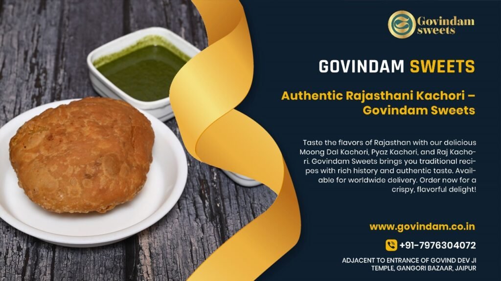 Authentic Rajasthani kachori showing traditional excellence premium quality