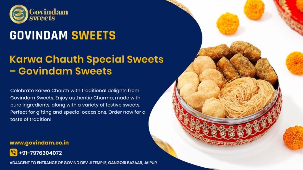 Govindam Sweets Karwa Chauth Special Sweets